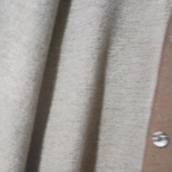 Pendleton 100% Merino Virgin Wool Double-Faced Sweater Jacket - Camel & Cream -L - Picture 5 of 10